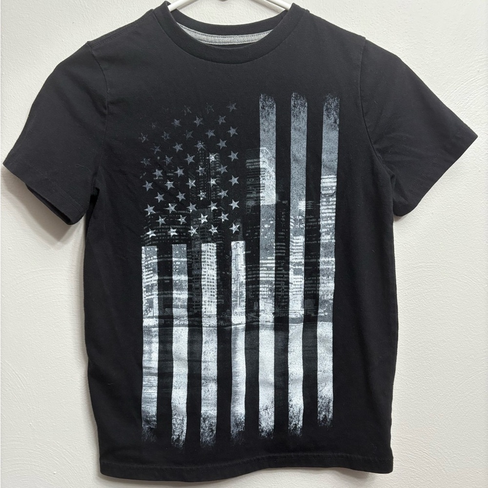 Black Graphic Kids T-Shirt